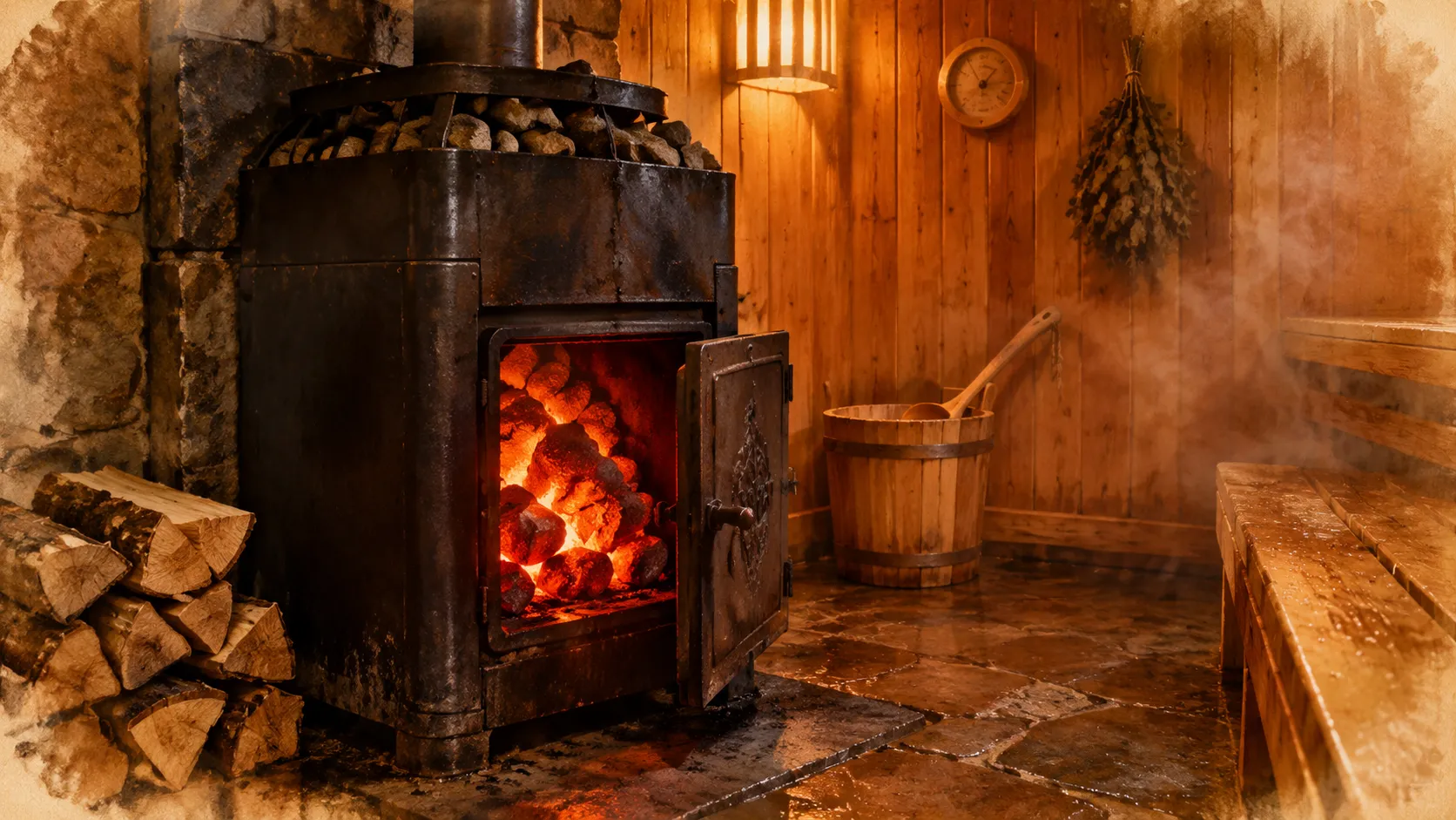 Камни в закрытой каменке греются до 600 °C - кому переплата за неё окупается